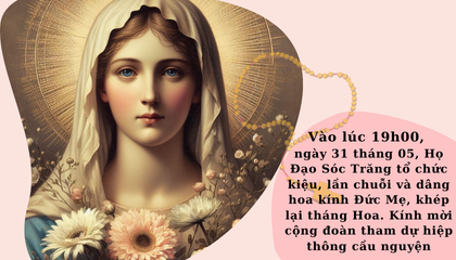 Kiệu - Lần chuỗi - Dâng hoa khép lại tháng 05